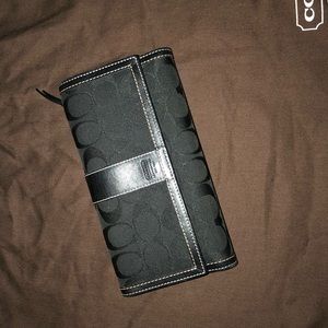 Black Coach Wallet